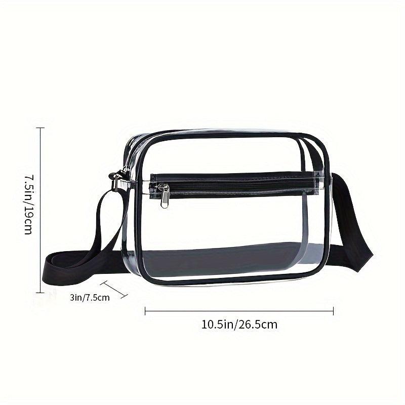 Waterproof Crossbody Bag Travel Wash Bag PVC Transparent Messenger Bag