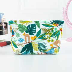 Tropical Rainforest Animal Print Toiletry Bag