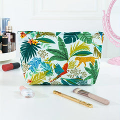 Tropical Rainforest Animal Print Toiletry Bag