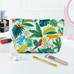Tropical Rainforest Animal Print Toiletry Bag