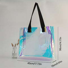Summer Large Capacity Beach Bag in Laser Colors