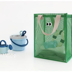 Mesh Tote Beach Swimming Toilet Bag