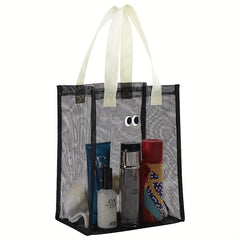 Mesh Tote Beach Swimming Toilet Bag
