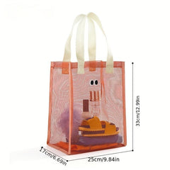 Mesh Tote Beach Swimming Toilet Bag