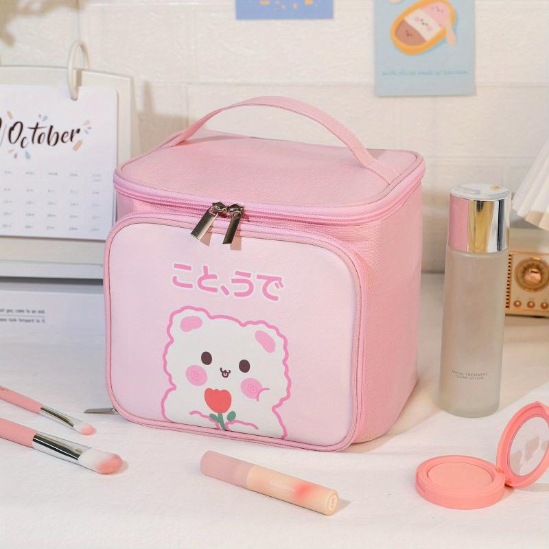 Cartoon Pattern Cosmetic Bag Large Capacity Travel Toiletry Bag