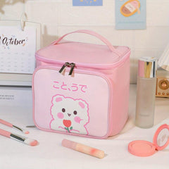 Cartoon Pattern Cosmetic Bag Large Capacity Travel Toiletry Bag