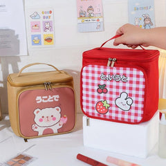 Cartoon Pattern Cosmetic Bag Large Capacity Travel Toiletry Bag