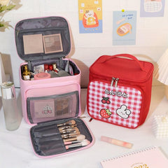Cartoon Pattern Cosmetic Bag Large Capacity Travel Toiletry Bag