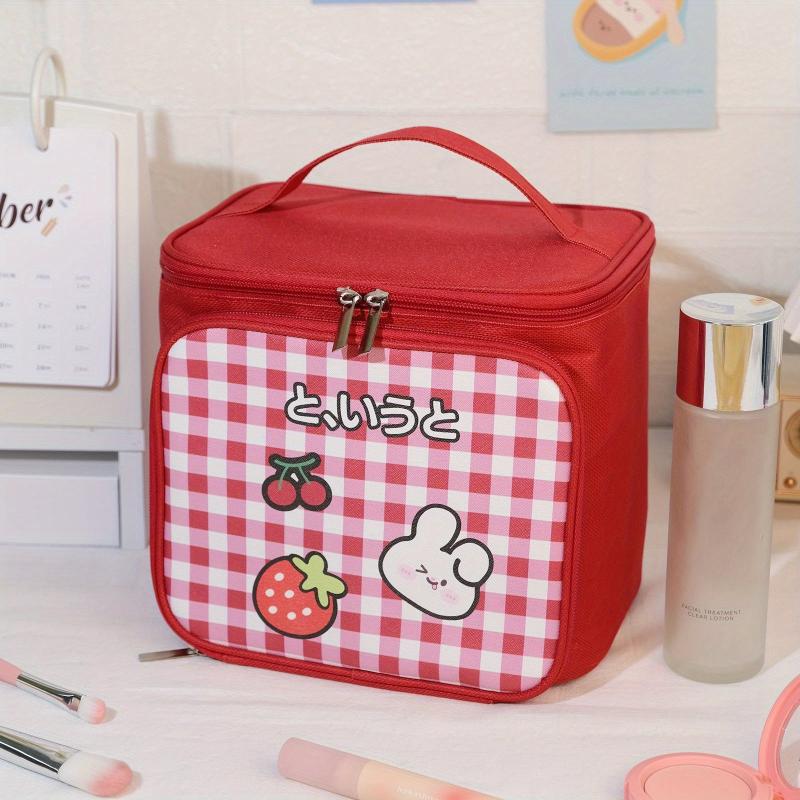 Cartoon Pattern Cosmetic Bag Large Capacity Travel Toiletry Bag