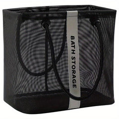 Large Capacity Mesh Toiletry Bag Portable Swimsuit Beach Cosmetic Handbag