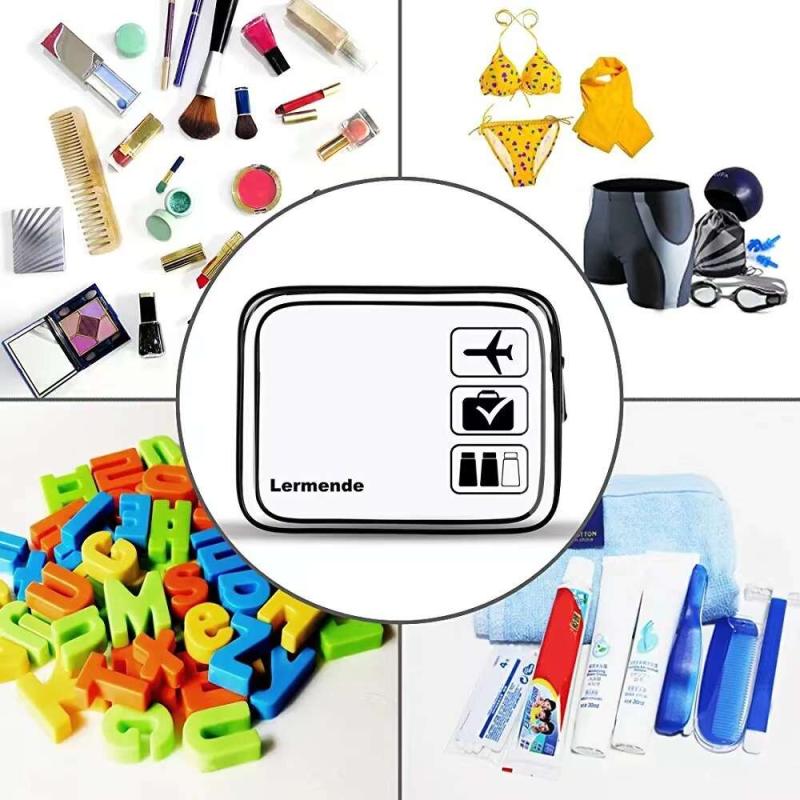 Transparent Cosmetic Bag Airport Travel Storage Toiletry Bag