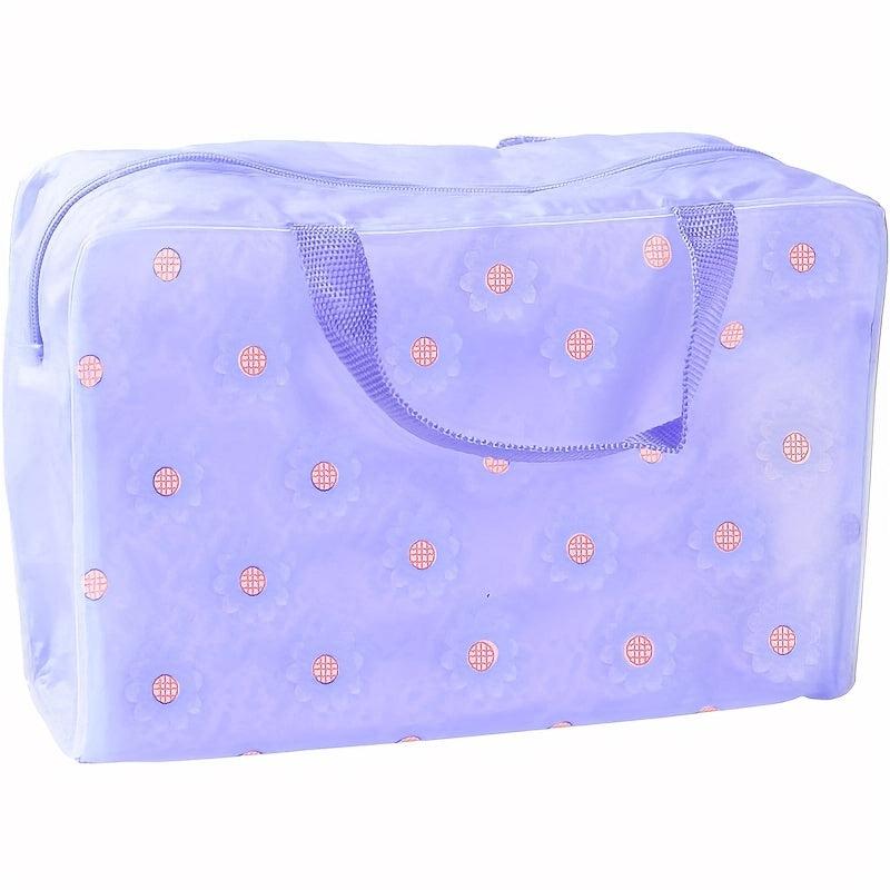 Portable Floral Waterproof Toiletry Bag for Travel