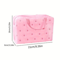 Portable Floral Waterproof Toiletry Bag for Travel