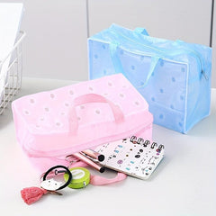 Portable Floral Waterproof Toiletry Bag for Travel