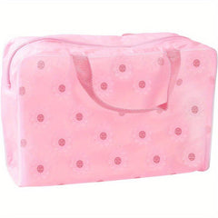 Portable Floral Waterproof Toiletry Bag for Travel