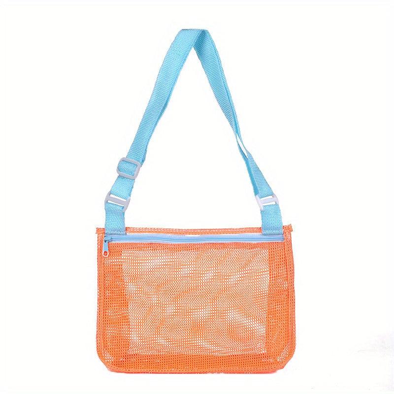 Mesh Beach Toy Storage Bag Travel Beach Bag Shell Bag Mesh Pool Bag