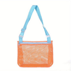 Mesh Beach Toy Storage Bag Travel Beach Bag Shell Bag Mesh Pool Bag