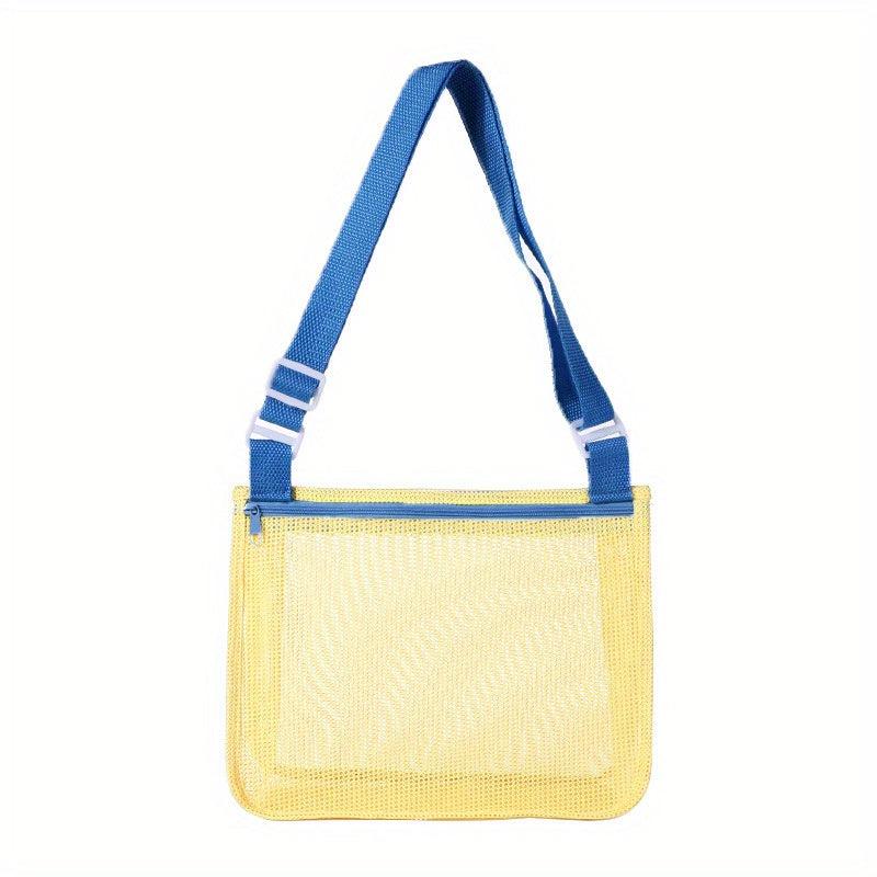 Mesh Beach Toy Storage Bag Travel Beach Bag Shell Bag Mesh Pool Bag