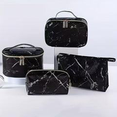 Marble Pattern Cosmetics Bag Portable Travel Toiletry Bag