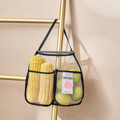 Mesh Bag Fruit Vegetable Storage Hanging Toiletry Bag