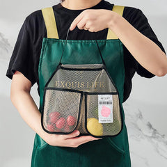 Mesh Bag Fruit Vegetable Storage Hanging Toiletry Bag