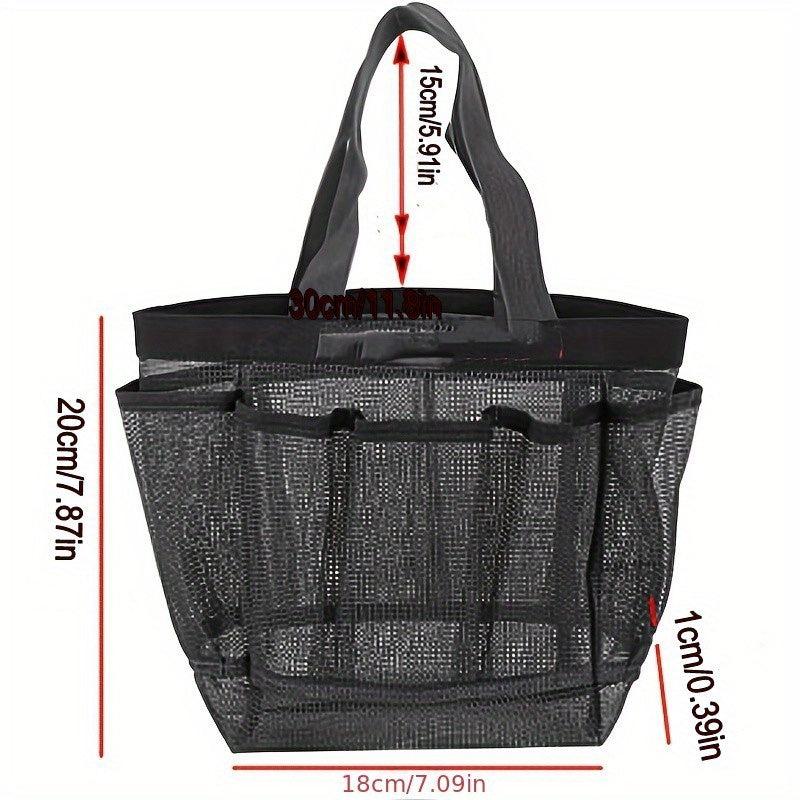 Large Capacity Beach Bag Polyester Mesh Travel Storage Bag