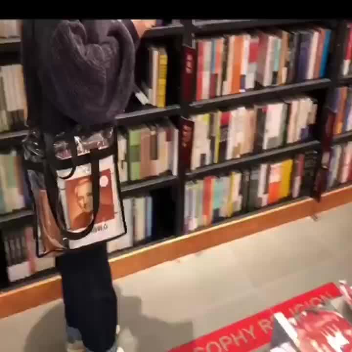 Transparent PVC Shoulder Bag Large Capacity Casual Tote Bag