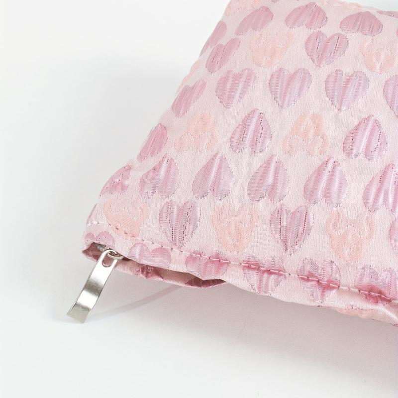 Pink Heart Toiletry Bag Large Capacity Cosmetic Bag