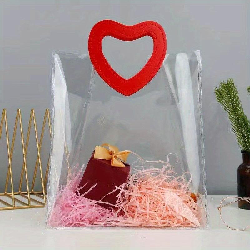 Portable Transparent PVC Handbag Toiletry Storage Bag