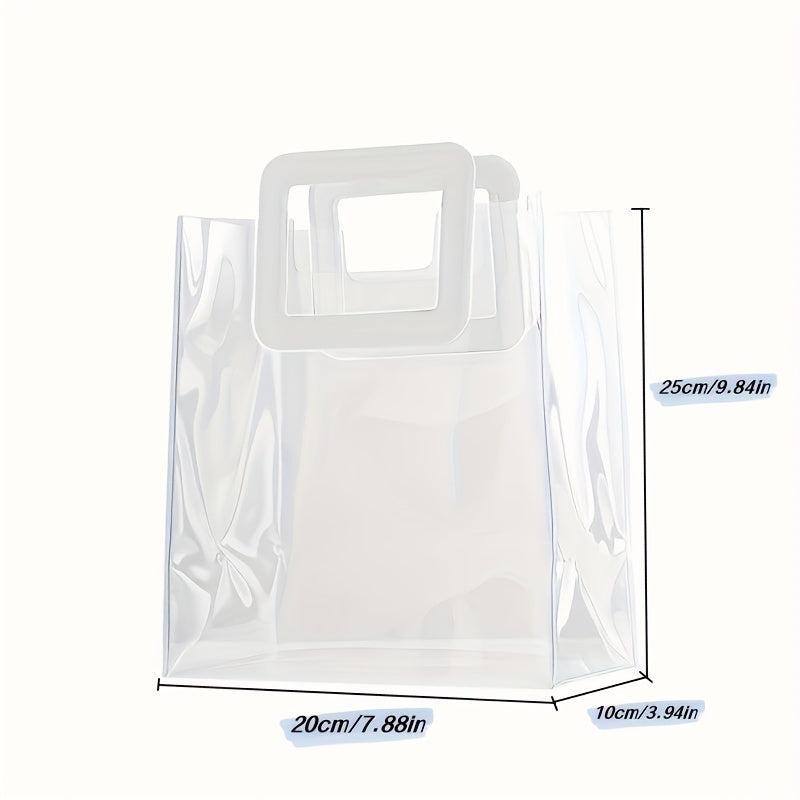 Portable Transparent PVC Handbag Toiletry Storage Bag