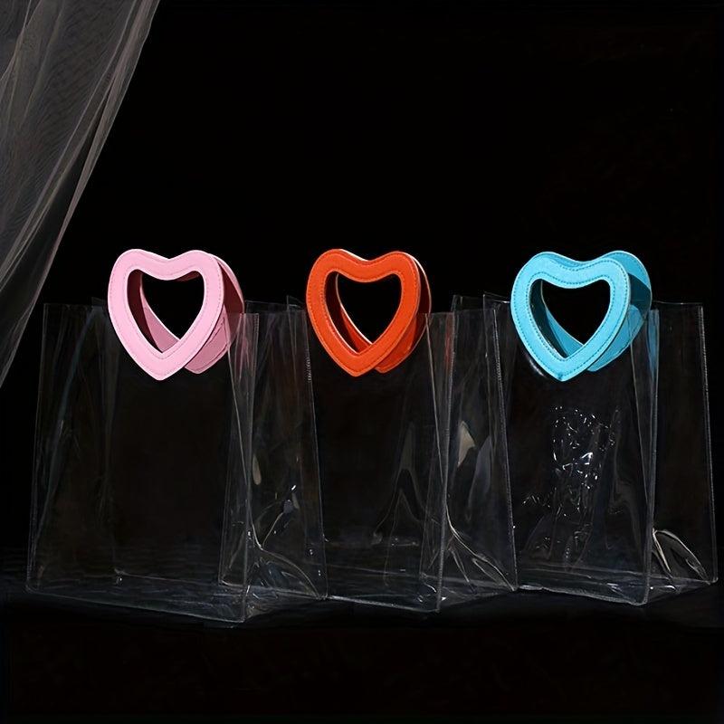 Portable Transparent PVC Handbag Toiletry Storage Bag