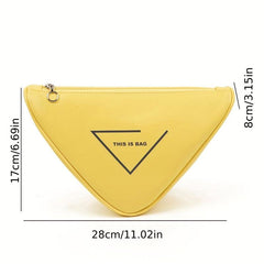 Triangle PU Leather Cosmetics Bags Waterproof Toiletry Bag Travel Storage