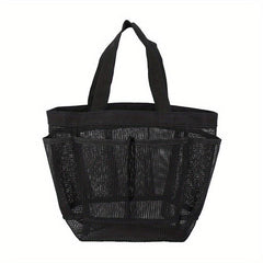 Mesh Beach Bag Travel Storage Wash Bag Mesh Convenient Swim Bath Bag