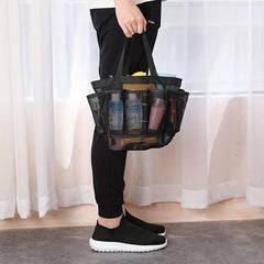 Mesh Beach Bag Travel Storage Wash Bag Mesh Convenient Swim Bath Bag