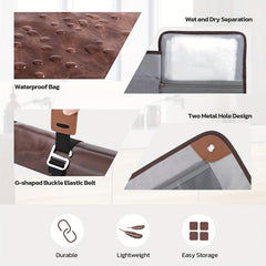 Men's Travel Toiletry Bag Waterproof Compact Bathroom Organizer