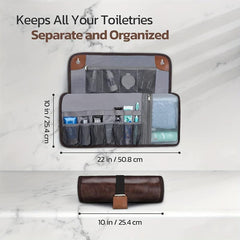 Men's Travel Toiletry Bag Waterproof Compact Bathroom Organizer