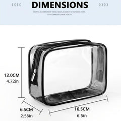 Waterproof Transparent Wash Cosmetic Bag Travel Storage
