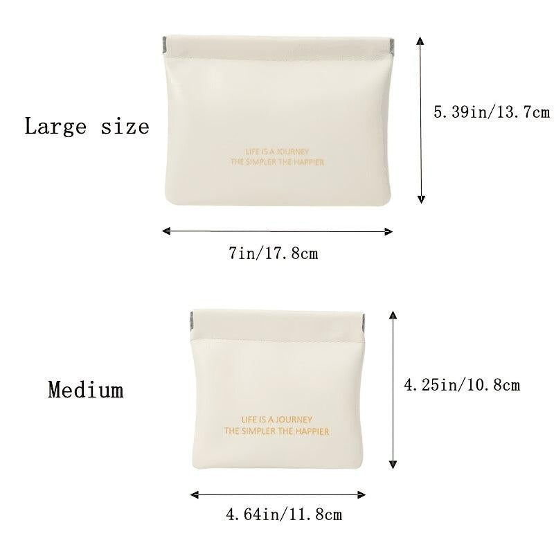 PU Leather Storage Bag for Cosmetics and Jewelry