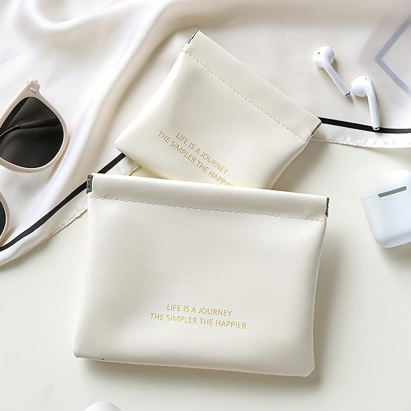 PU Leather Storage Bag for Cosmetics and Jewelry