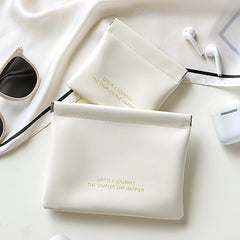 PU Leather Storage Bag for Cosmetics and Jewelry