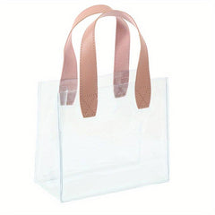 Transparent Plastic PVC Tote Bag Travel Toiletry Bag