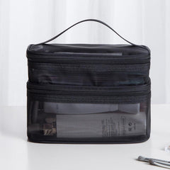 Large Storage Bag Travel Transparent Wind Mesh Cosmetic Portable Washing Bag
