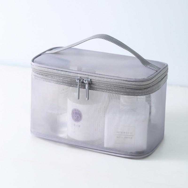 Large Storage Bag Travel Transparent Wind Mesh Cosmetic Portable Washing Bag