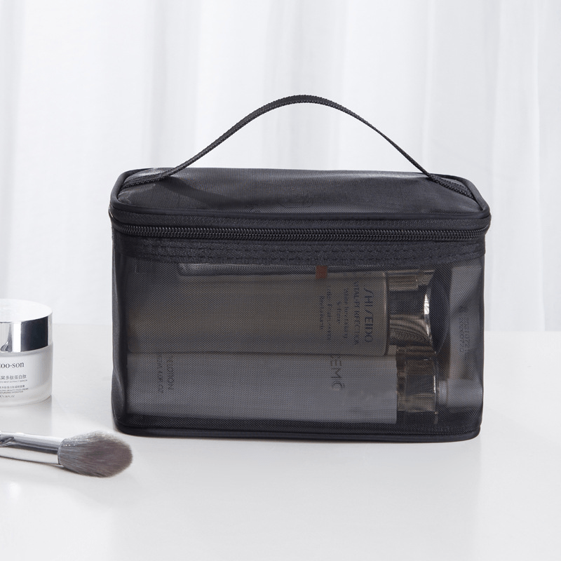Large Storage Bag Travel Transparent Wind Mesh Cosmetic Portable Washing Bag