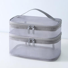 Large Storage Bag Travel Transparent Wind Mesh Cosmetic Portable Washing Bag