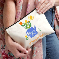 Potted Plant Cosmetics Bag Toiletry Wash Bag for Short Trip