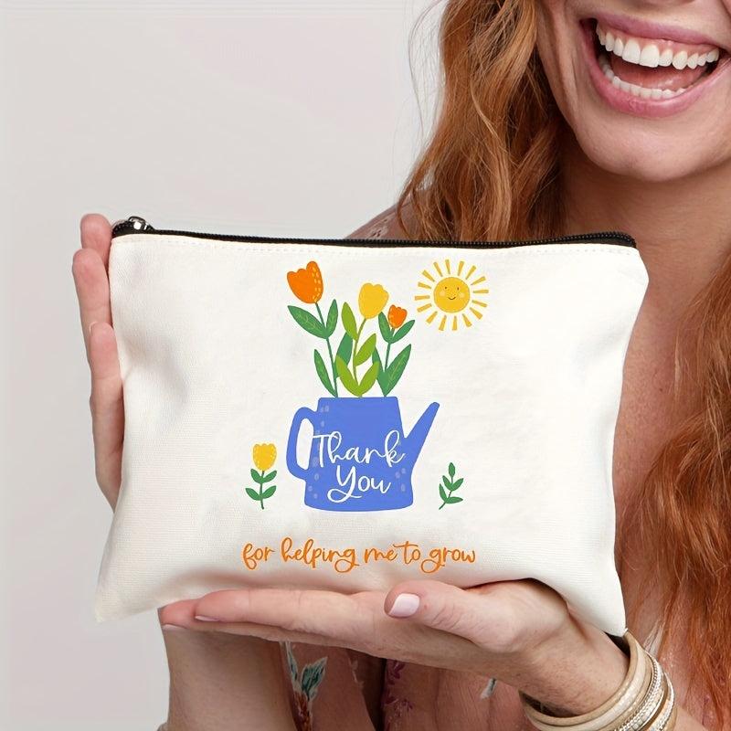 Potted Plant Cosmetics Bag Toiletry Wash Bag for Short Trip