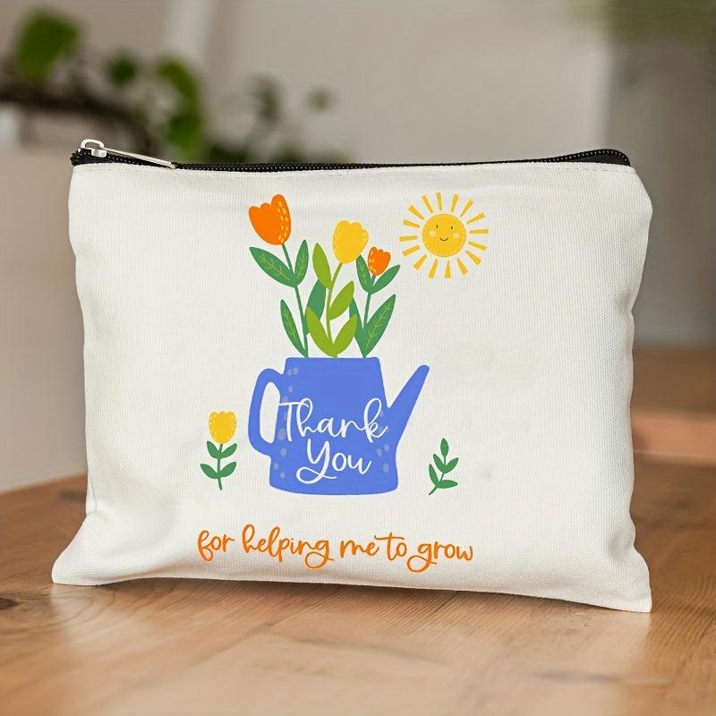 Potted Plant Cosmetics Bag Toiletry Wash Bag for Short Trip