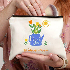 Potted Plant Cosmetics Bag Toiletry Wash Bag for Short Trip