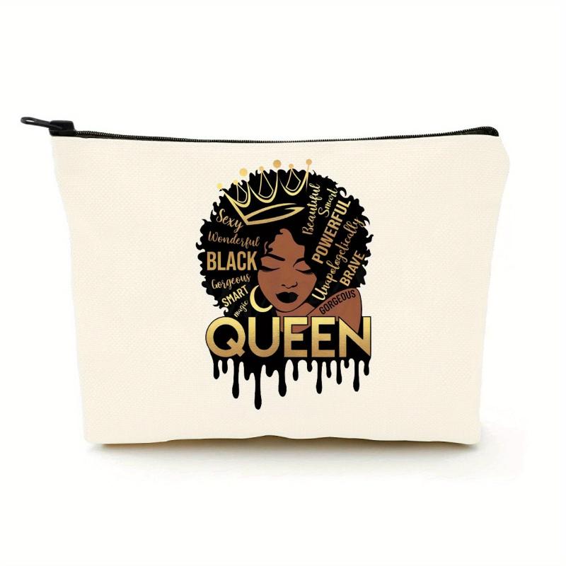 Cartoon Girl Cosmetic Bag for Women Men Stationary Bag